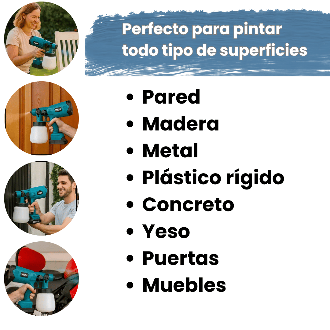 Sistema de Pintura Profesional Inalámbrico – Doble Batería