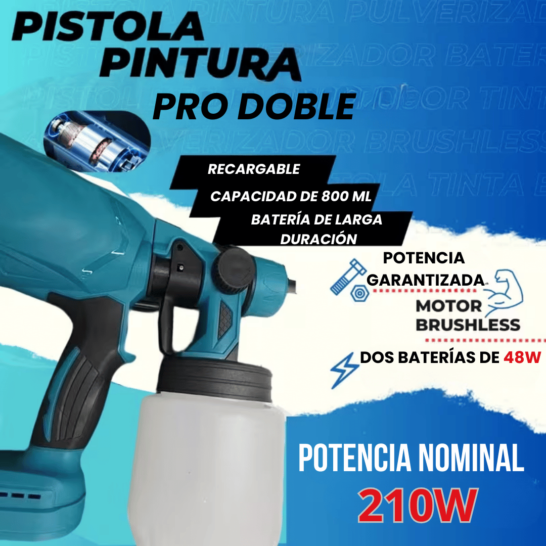 Sistema de Pintura Profesional Inalámbrico – Doble Batería