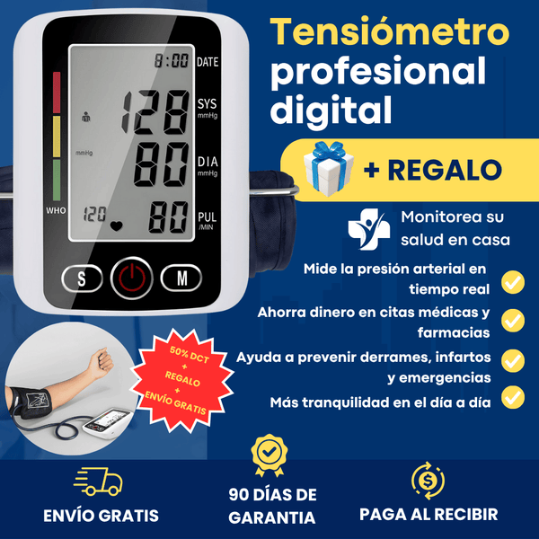 Tensiómetro Profesional Digital + Regalo Sorpresa