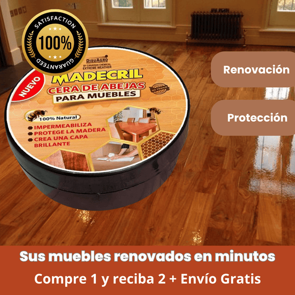 Renovador y Brillador de Madera - Compre 1 y reciba 2 + Envío Gratis