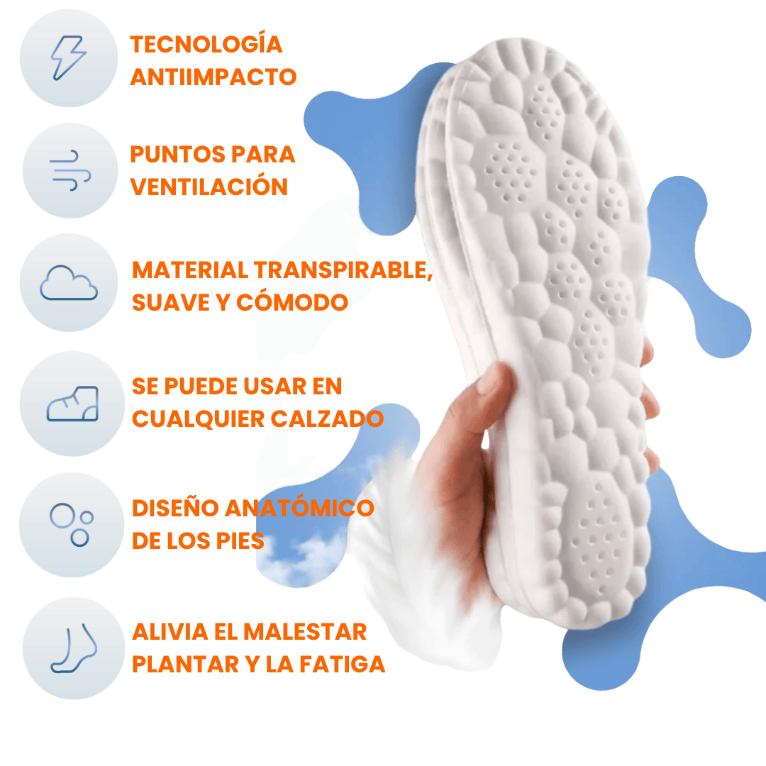 Plantilla Ortopédica Nube 4D® - Alivio inmediato - PAGA 1 Y LLEVA 2