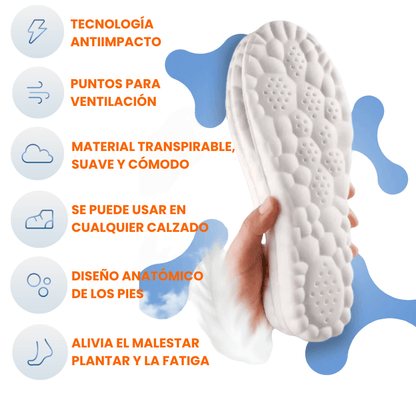 Plantilla Ortopédica Nube 4D® - Alivio inmediato - PAGA 1 Y LLEVA 2