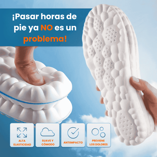 Plantilla Ortopédica Nube 4D® - Alivio inmediato - PAGA 1 Y LLEVA 2