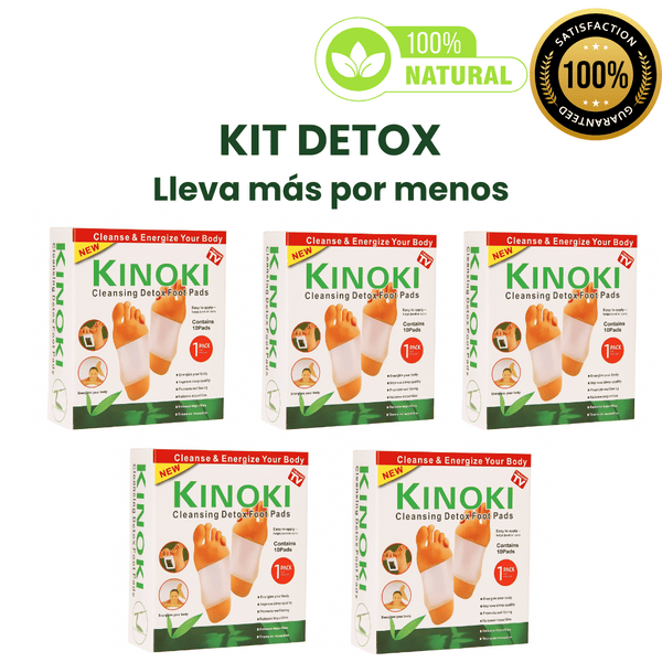 KIT 5 CAJAS DETOX + ENVÍO GRATIS